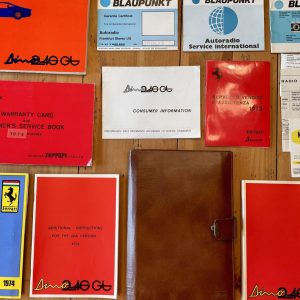 No Reserve: Ferrari Dino 246 GT Manuals & Leather Pouch