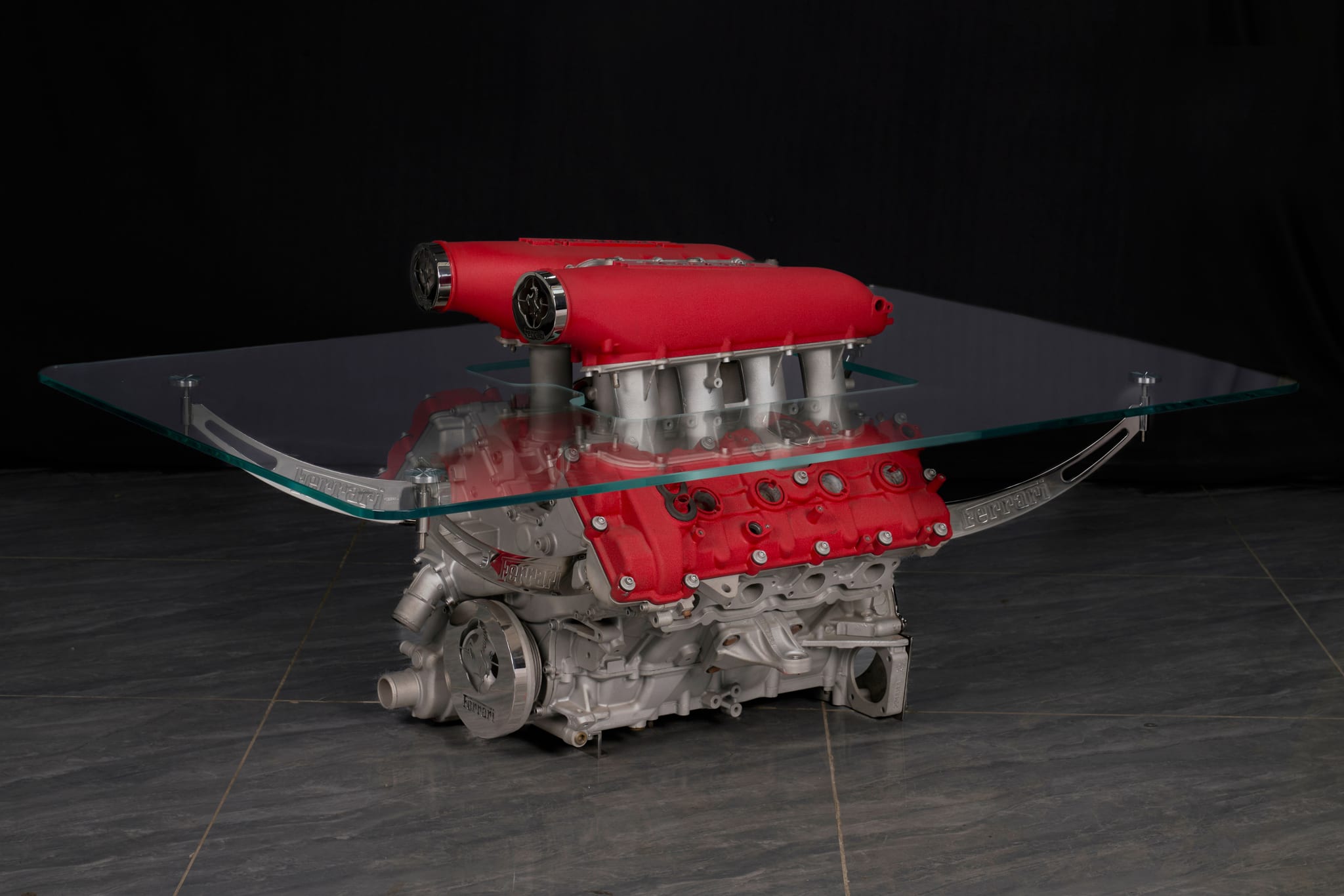No Reserve: Ferrari F136 V8 Coffee Table