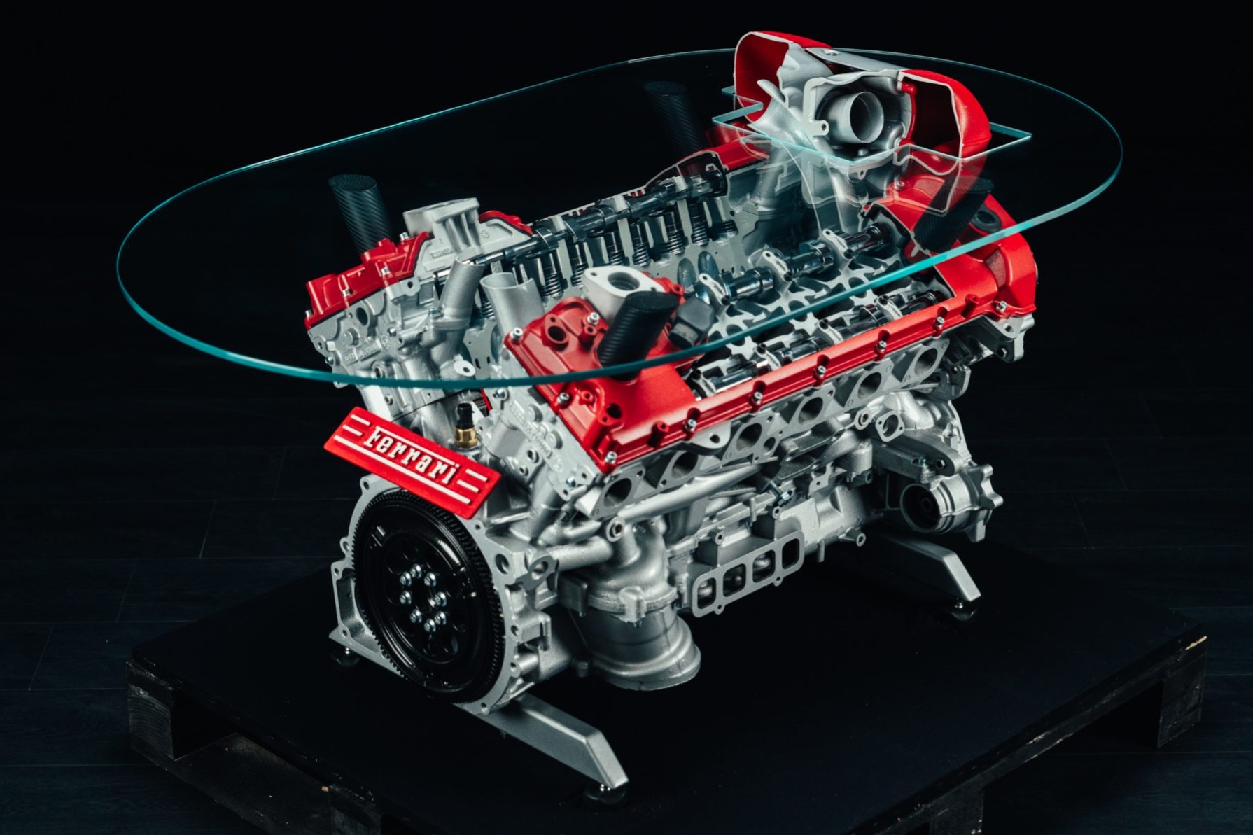 No Reserve: Ferrari F140 V12 Coffee Table