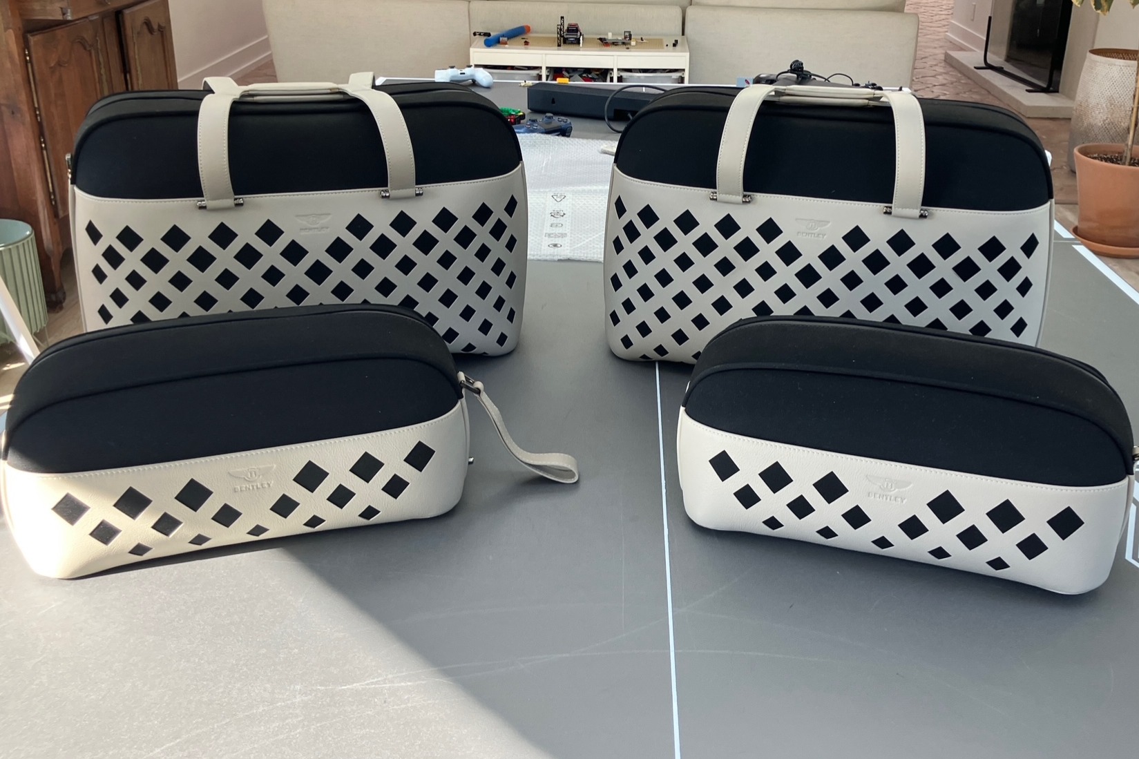 No Reserve: Four-Piece Bentley Grand Tour Luggage Set