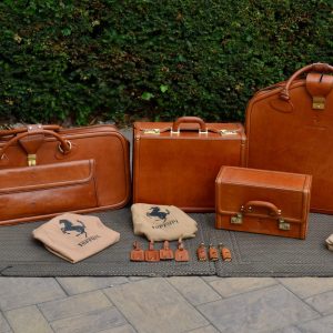No Reserve: Four-Piece Ferrari Testarossa Luggage Collection by Schedoni