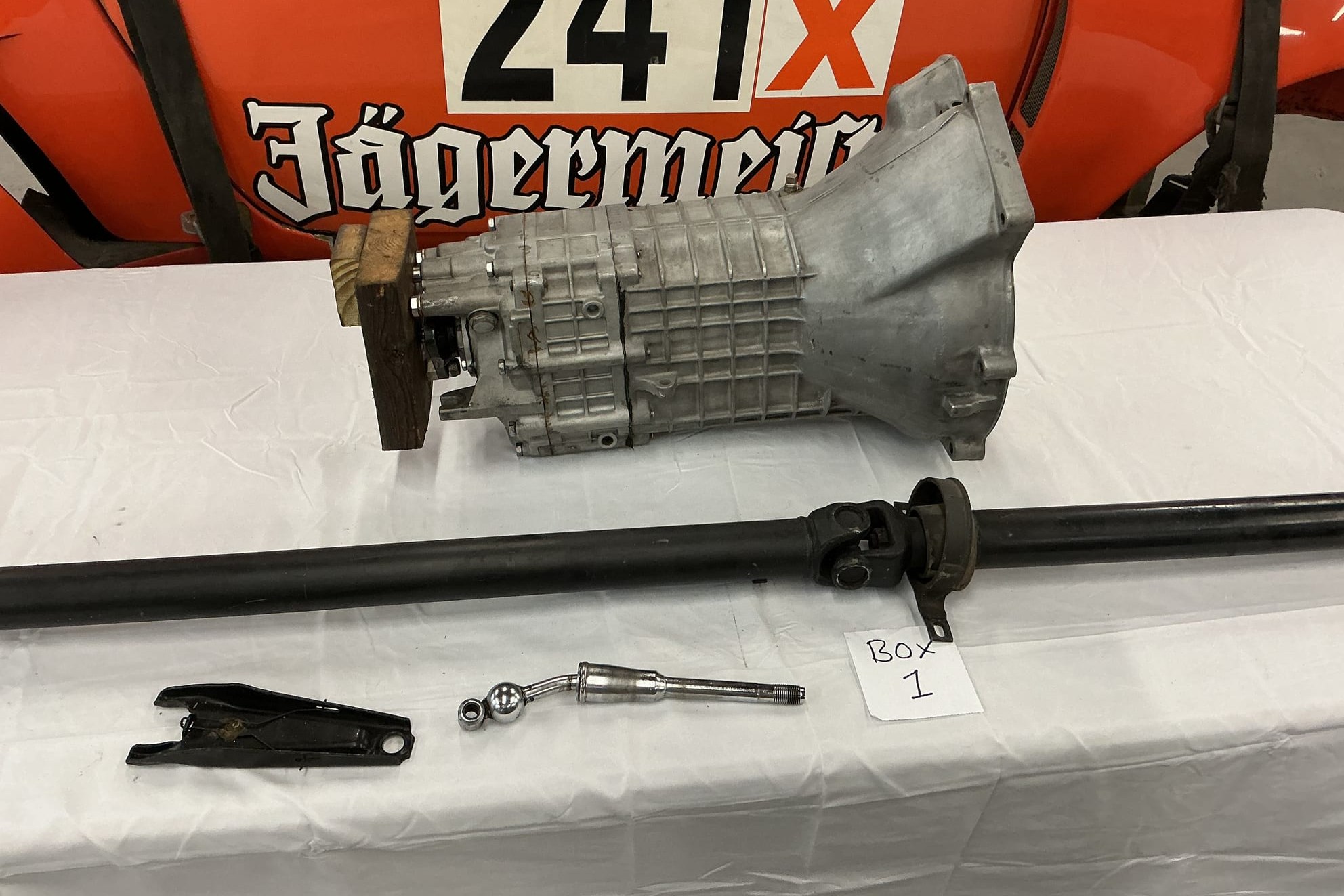 No Reserve: Getrag 235/5 Dogleg Five-Speed Manual Gearbox and Driveshaft for BMW