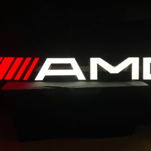 No Reserve: Illuminated AMG Sign