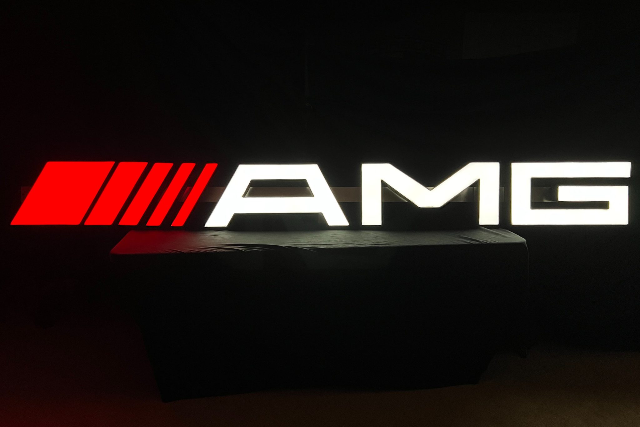 No Reserve: Illuminated AMG Sign