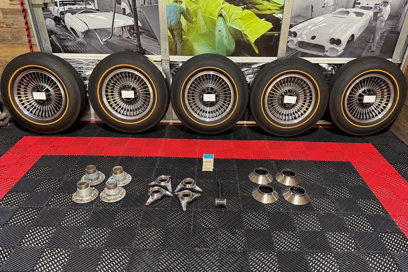 No Reserve: Kelsey-Hayes Knock-Off Wheels for Chevrolet Corvette