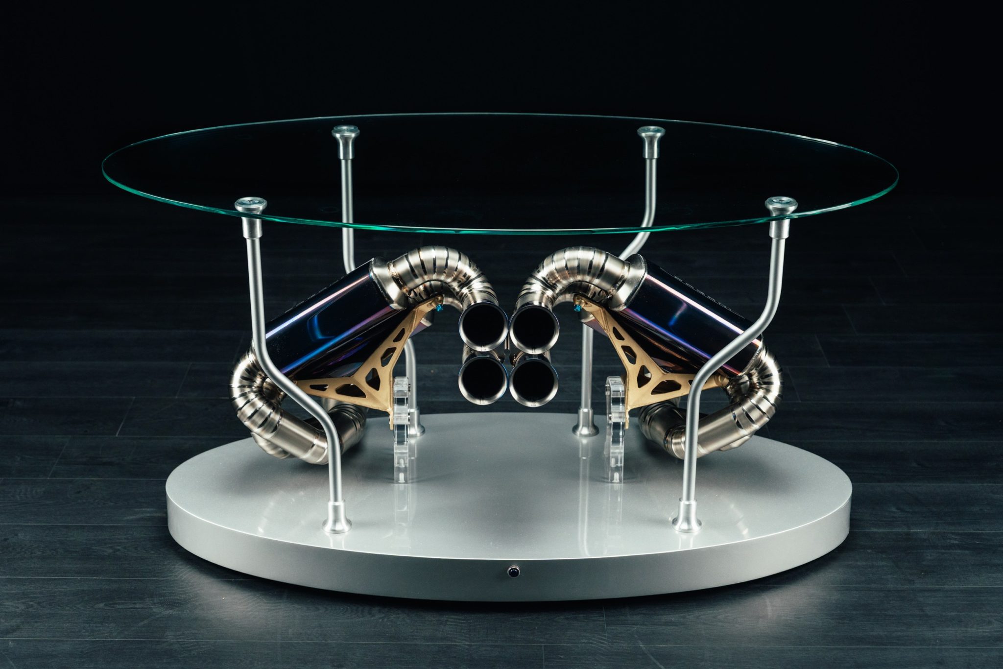 No Reserve: Pagani Exhaust System Coffee Table