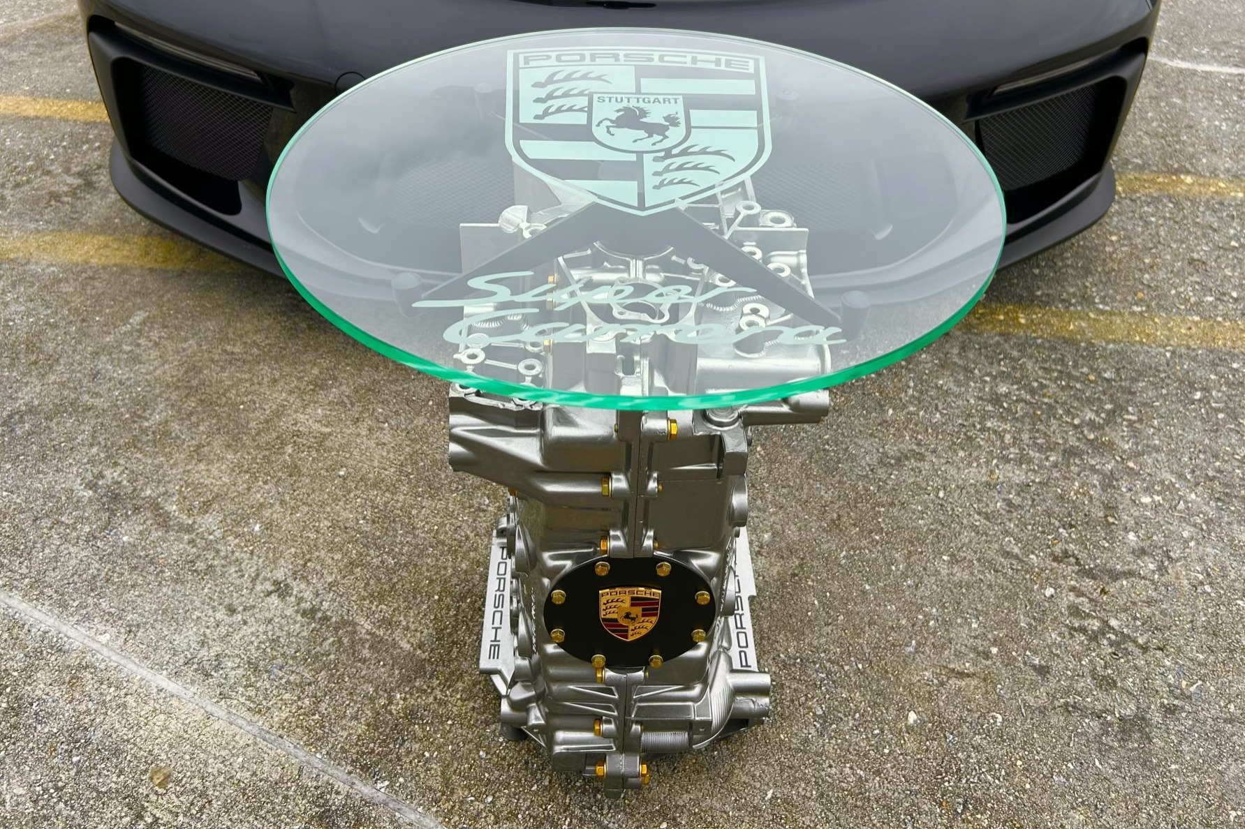 No Reserve: Porsche 911 Flat-Six Engine Case Table