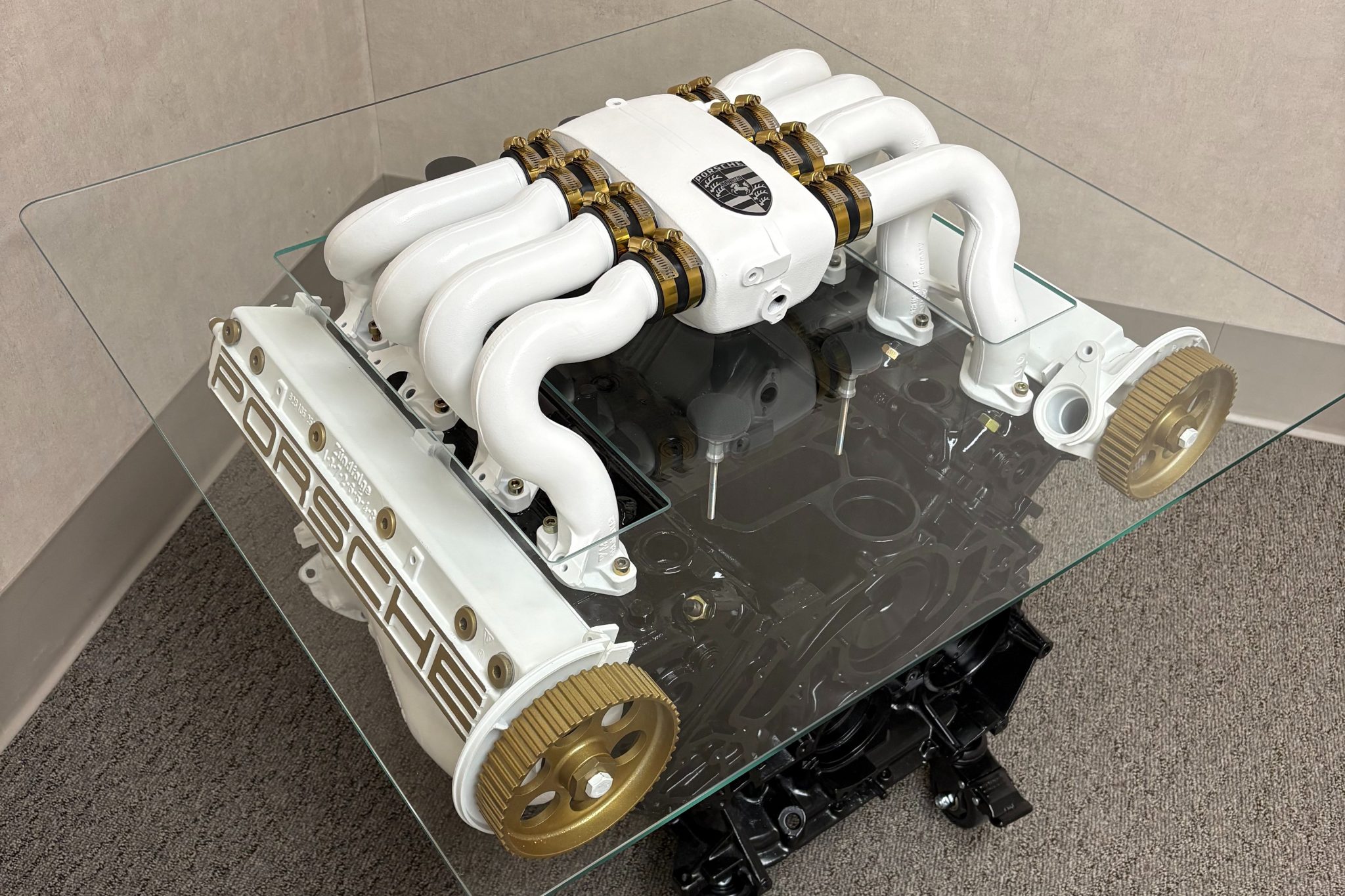 No Reserve: Porsche M28 V8 Coffee Table