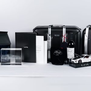 No Reserve: Two-Piece Lexus LFA Luggage Set by Tumi & Memorabilia