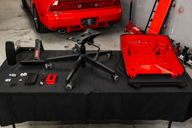 Pair of Acura NSX Seats and Custom Office Chair Bases - Image 5