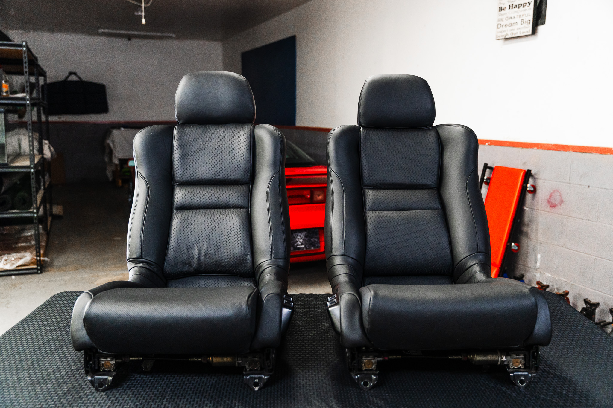 Pair of Acura NSX Seats and Custom Office Chair Bases - Image 3