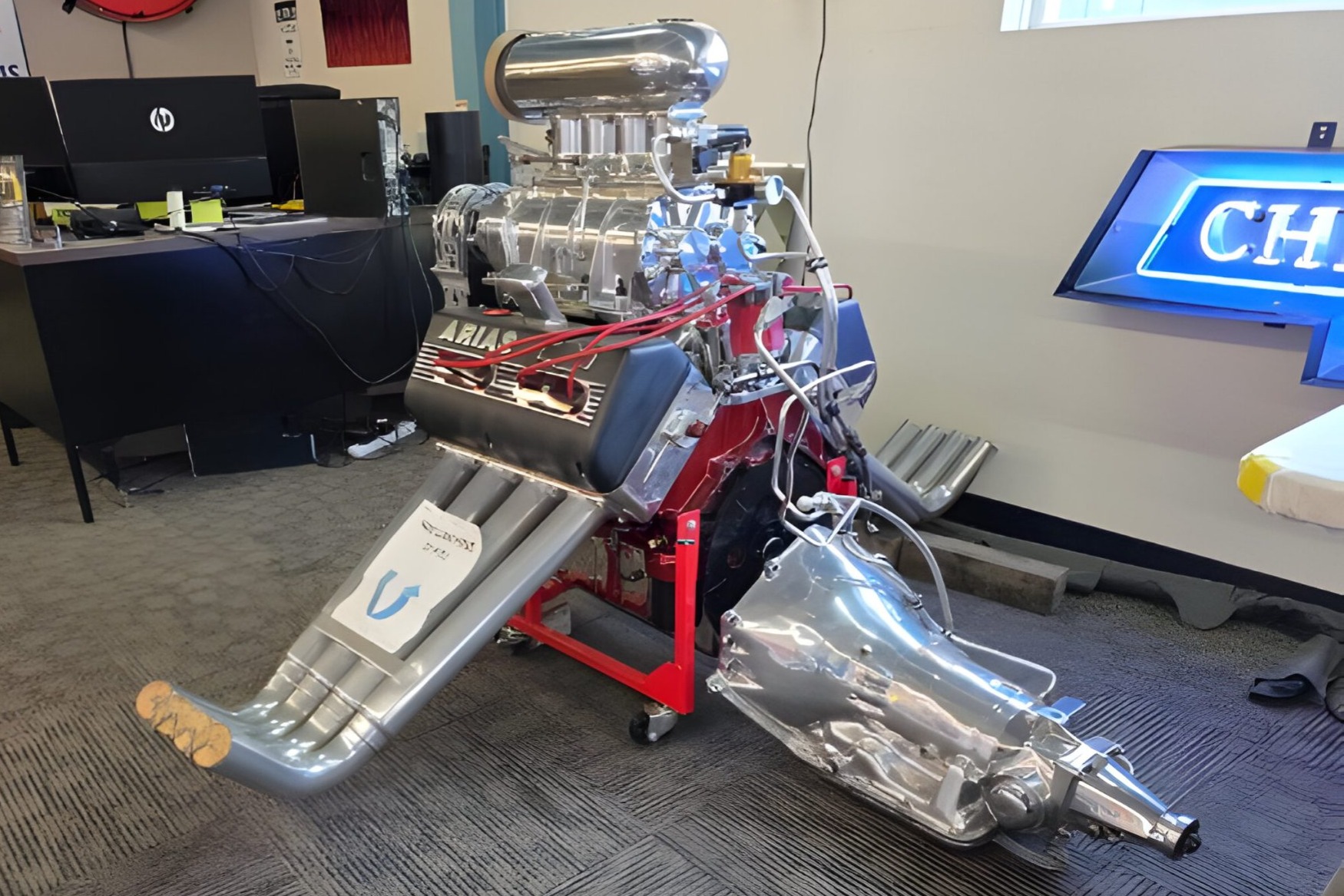 Arias 454 Hemi V8 Engine and 3-Speed Automatic Transmission