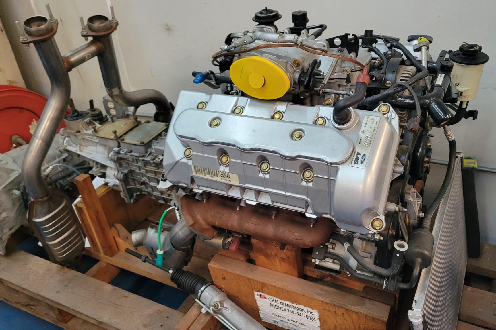 No Reserve: 4.6-Liter Ford SVT V8 and 5-Speed Transmission