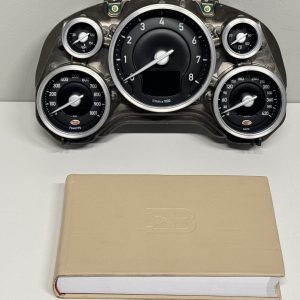 No Reserve: Bugatti Veyron 16.4 Instrument Cluster & Owner’s Manual