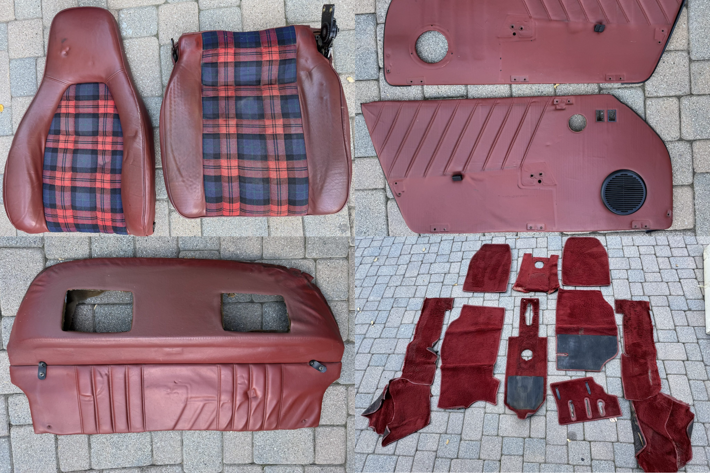 No Reserve: Seats and Interior Trim from Porsche 930 Turbo