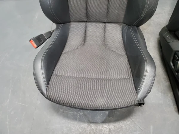 BMW F82 M4 Front Driver & Passenger Sport Seats Carbon Structure Cloth Set - Carbon Bucket Seats