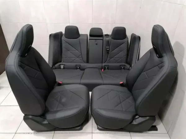 BMW iX i20 xDrive40 Leather Heated Seat Set OEM - Carbon Bucket Seats