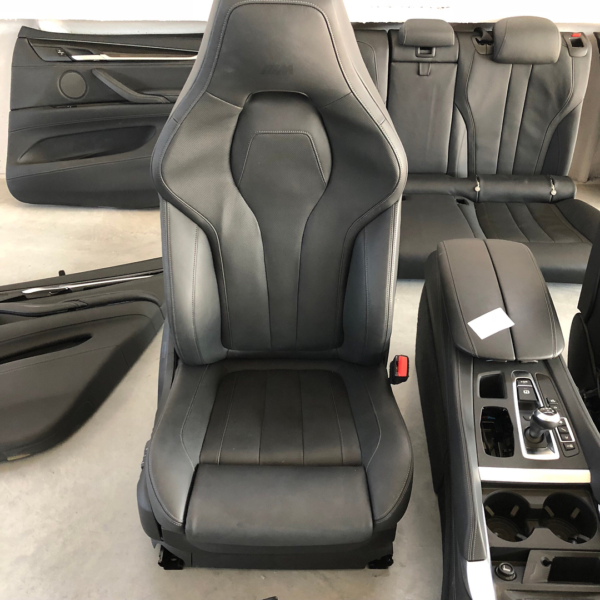 BMW X6M F16 Ventilated Leather Interior Set – Front & Rear Seat Upgrade | OEM-Style Fit - Carbon Bucket Seats