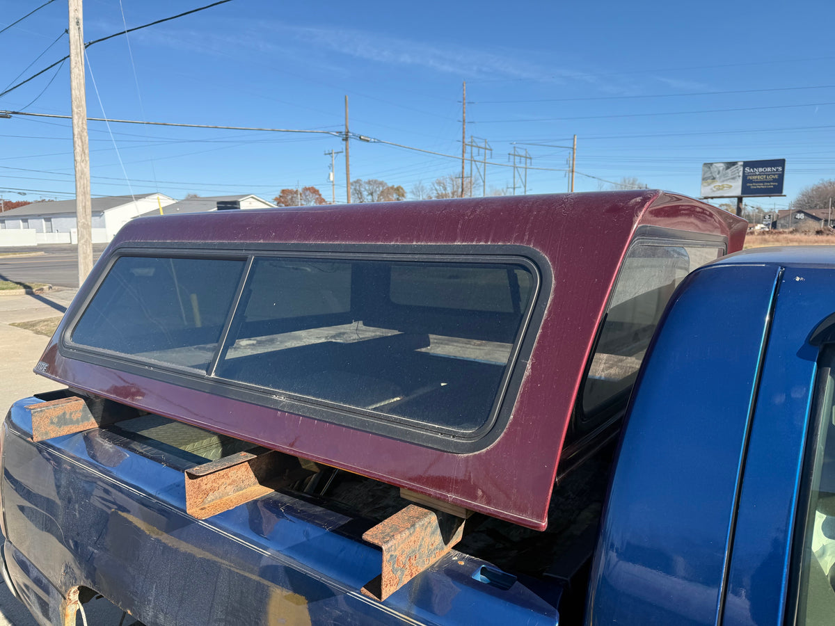Used Chevy Silverado 07-2013 Double Cab XC 6.5' short bed used topper LOCATION: N-2-1 CODE: CL1114-25